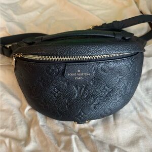 Louis Vuitton Black Empreinte Bumbag